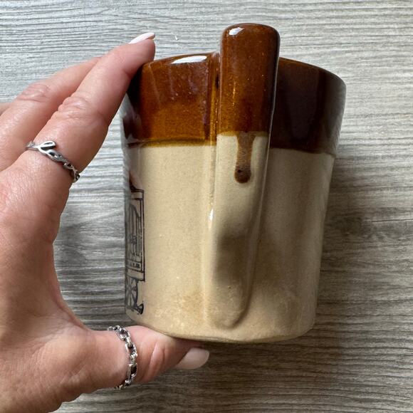 Holt Howard Coffee Mug Greatest Show On Earth Made in USA Brown Circus Oven - Picture 4 of 9